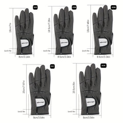 Left Hand Golf Gloves Breathable Non-slip Comfortable