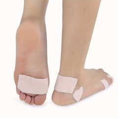 2pcs Self-adhesive Velvet Foot Pads Heel Protectors Insole