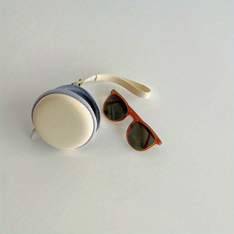 Kids Folding Sunglasses UV Resistant with Air Cushion Box