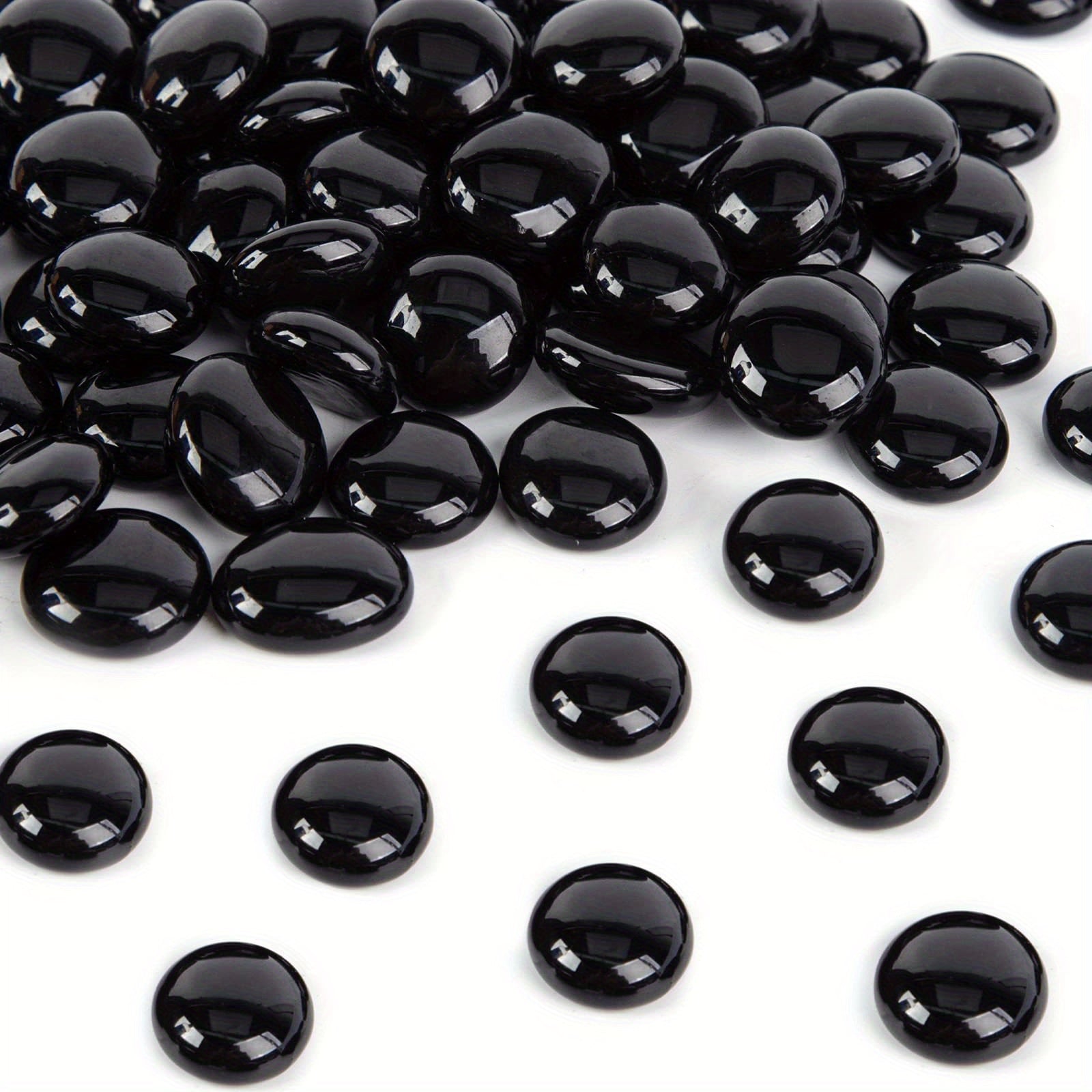 200g Flat Glass Bouncing Beads Fish Tank Stone Vase Filling