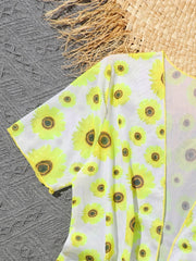 Girls Sunflower Bikini Swimsuit Sets for Summer Party
