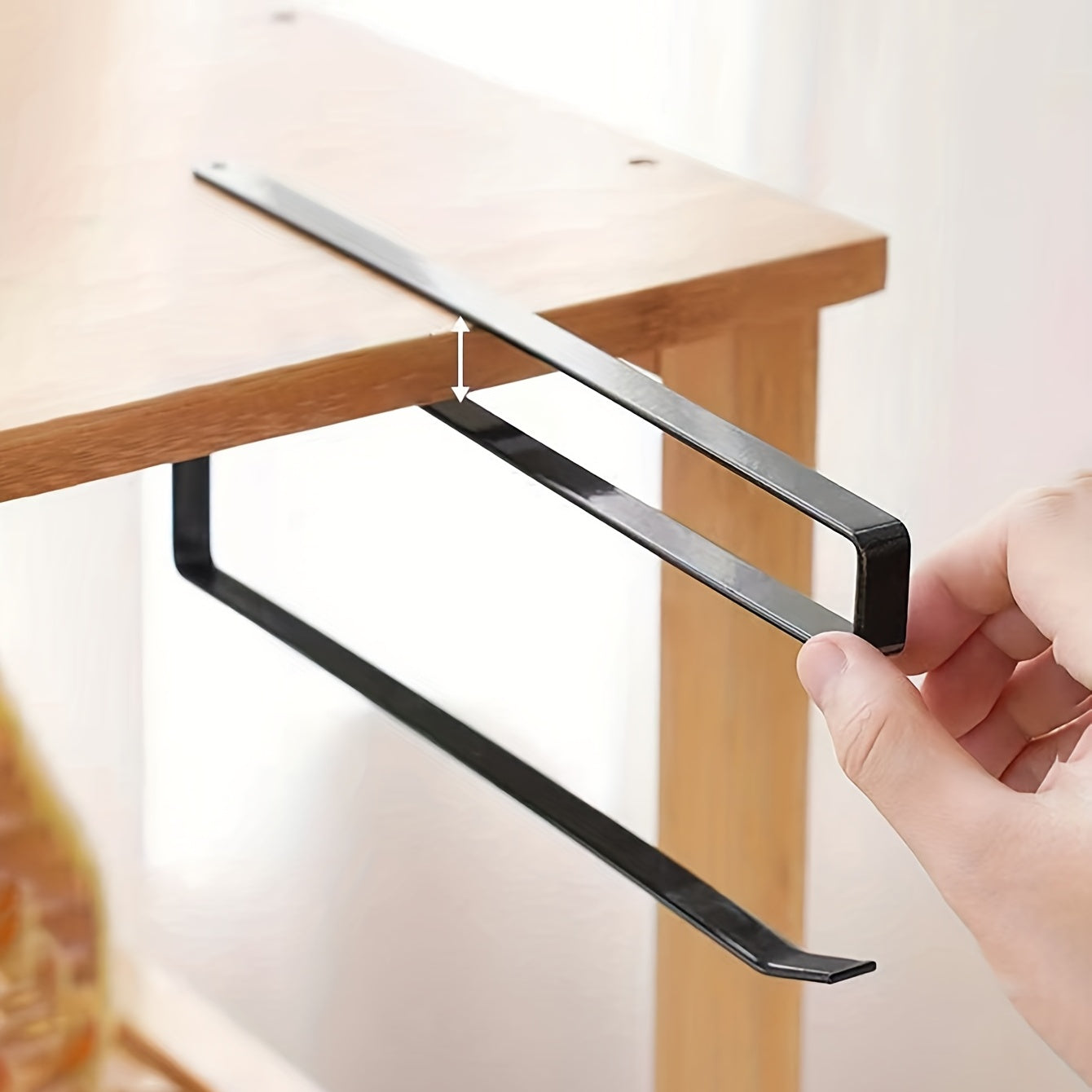 Clip Type Paper Towel Holder for Under Cabinets