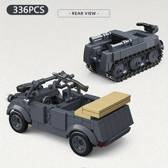 20th Century Classic Tank Building Block Armored Vehicle Educational Toy