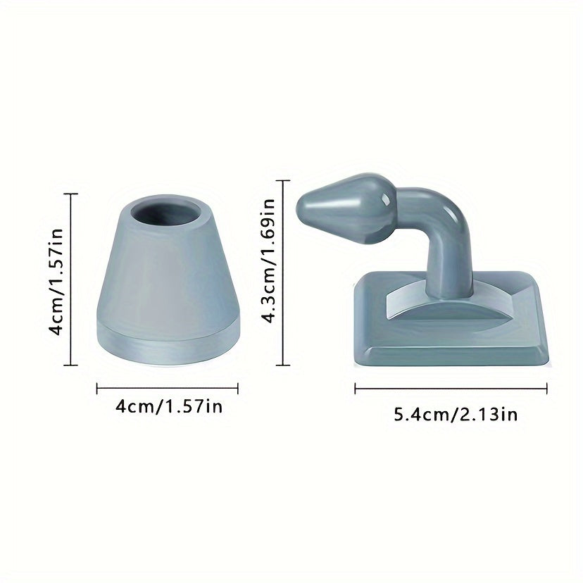 Silicone Gel Mute Door Stopper Combination Suction type Door Stopper
