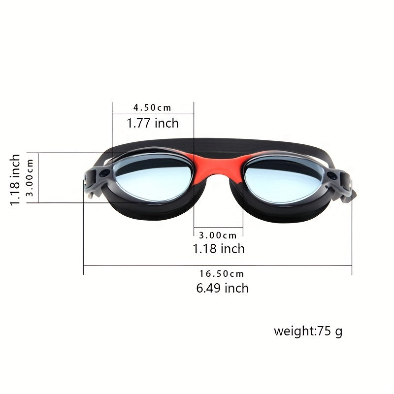 Mirrored Coating Swimming Goggles UV 400 Anti-fog