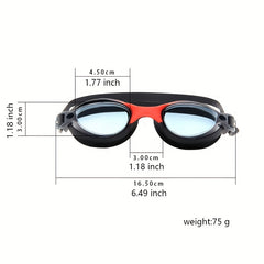 Mirrored Coating Swimming Goggles UV 400 Anti-fog