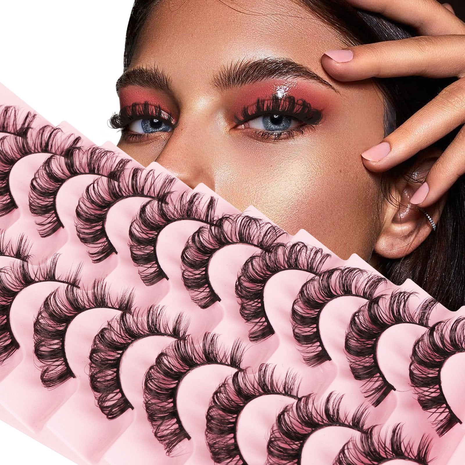 Paris Fluffy False Eyelashes 3D Natural Look Lashes For Women