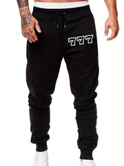Men's Athletic Drawstring Joggers - Comfortable Casual Trousers