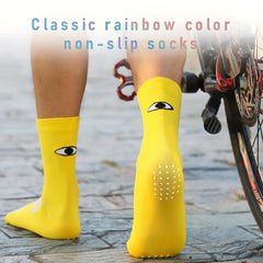 Non slip Cycling Socks Breathable Sweat absorbing Durable Sports Socks