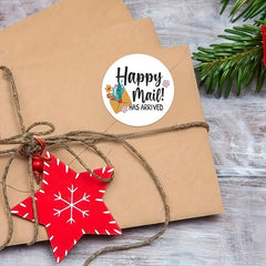 60pcs Hello Mail Gift Wrapping Sticker Party Birthday Decoration
