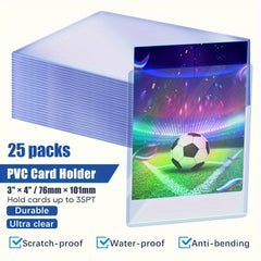 25pcs 35PT Hard Card Covers Portable Baseball Card Holder Case