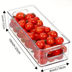 Stackable Plastic Food Storage Box with Handle - Cle
