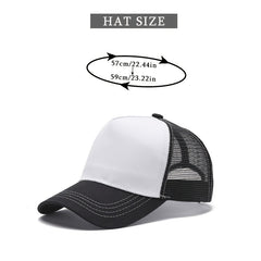 Colorful Breathable Baseball Cap Hip Hop Football Trucker Hat Unisex