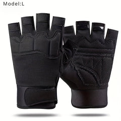 Kids Half Finger Gloves Non slip Training Protective Gloves