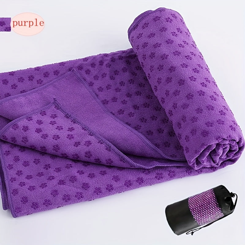Ultra-thin Yoga Towel Mat 182x84 - Absorbent & Anti-Skid Blanket