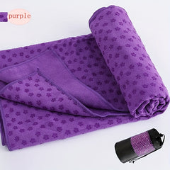 Ultra-thin Yoga Towel Mat 182x84 - Absorbent & Anti-Skid Blanket