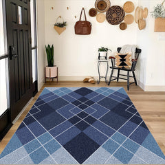 Fluffy Geometric Area Rugs For Living Room Scandinavian Style Large Rug