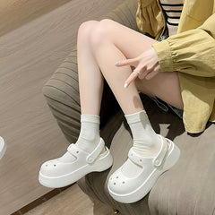 Women's Platform Clogs Hollow Out Slide Shoes
