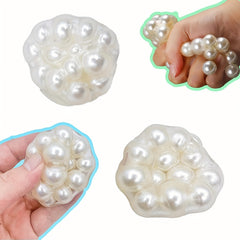 Grape Noisy Squishy Ball for Adults and Kids