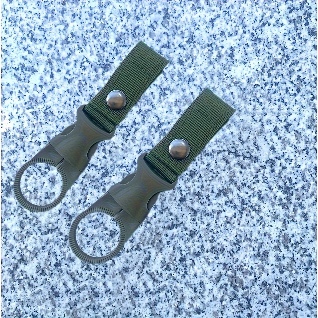 2pcs Nylon Water Bottle Hanging Buckle Multifunctional Carabiner Clip