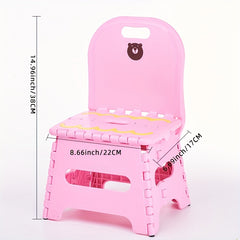 Thickened Folding Stool Backrest Portable Small Stool For Outdoor Activities