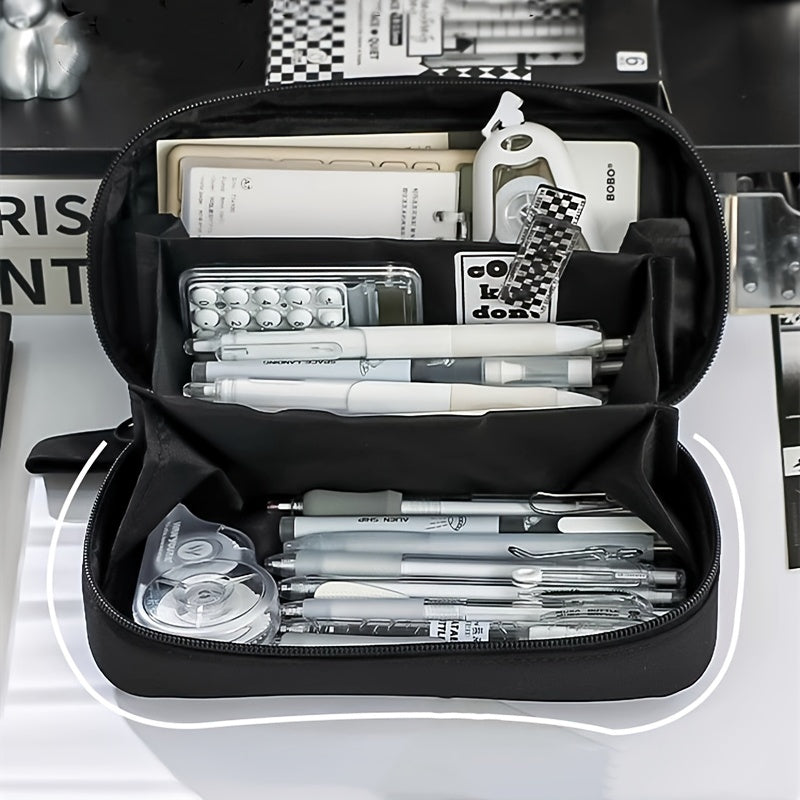 Large Capacity Storage Bag Pencil Case Stationery Box Makeup Bag
