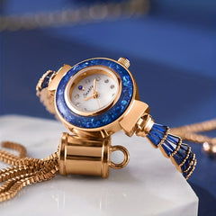 LIGE Teen Faux Diamond Watch Classic Women's Quartz Watch