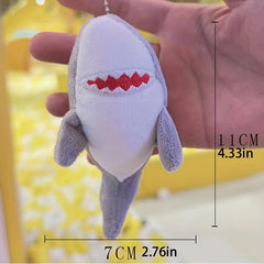 Ocean Animal Stuffed Toy Shark Doll Keychain Pendant For Boys