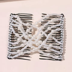 Double Stretching Combs Hair Bun Maker Hair Styling Tools
