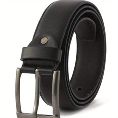 Men's PU Pin Buckle Leather Belt