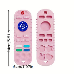 Baby Teething Stick Remote Control Silicone Hand Toy for Teething Relief