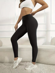Fleece Lined Sports Leggings Women High Waist Thermal Yoga Pants