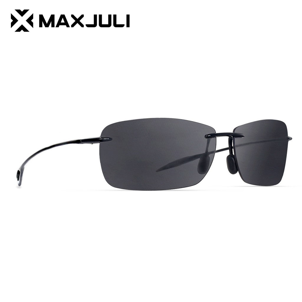 MAXJULI Tr90 Rimless Sports Sunglasses UV Protection Lightweight