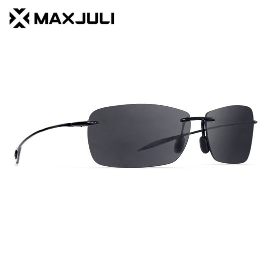 MAXJULI Tr90 Rimless Sports Sunglasses UV Protection Lightweight