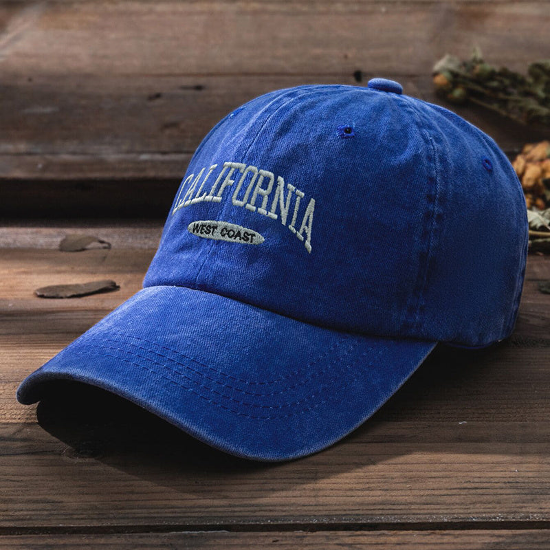 Men's Embroidered Washed Baseball Cap