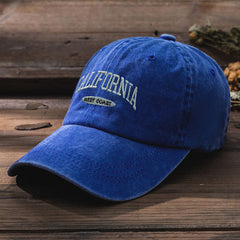 Men's Embroidered Washed Baseball Cap