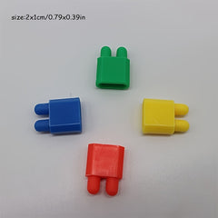 100pcs DIY Rocket Blocks Educational Toys for Boys Girls