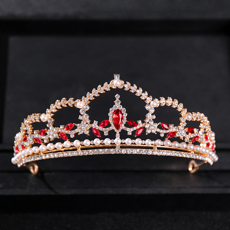 Crystal Bridal Queen Big Crown Wedding Tiara Hair Accessories