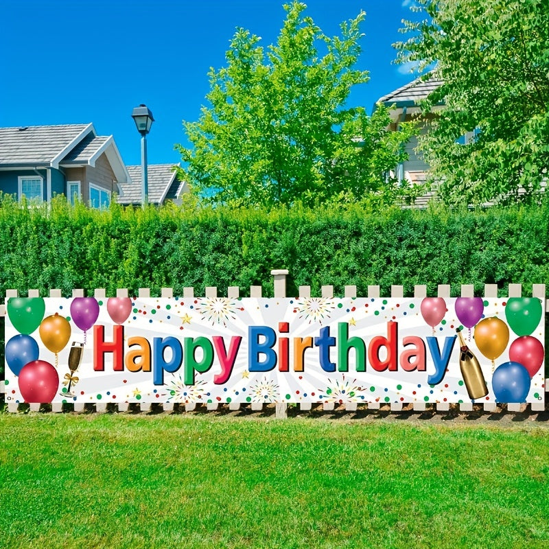 Happy Birthday Decoration Banner Party Flagging Background Banner