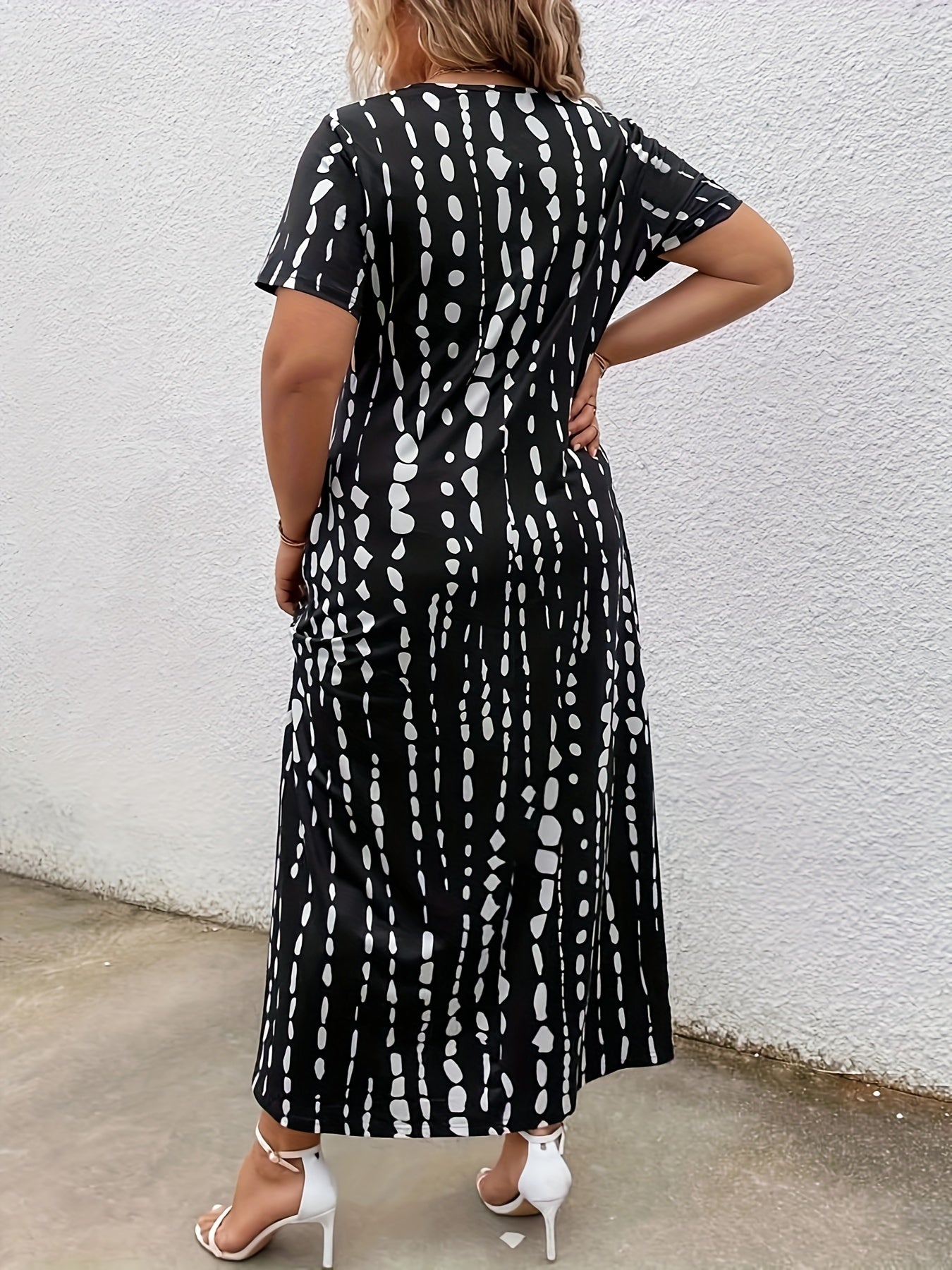 Tie Dye Maxi Dress Plus Size