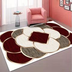 Modern Geometric Area Rugs Crystal Velvet Rug