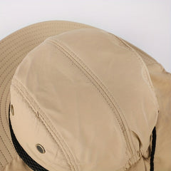 Sun Protection Bucket Hat with Neck Flap Unisex