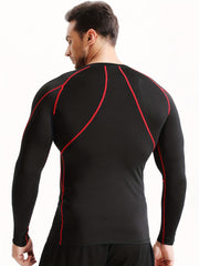 Men's Quick Drying Long Sleeve Shirt for Fitness Training