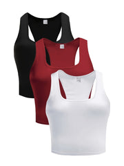 3 Pcs Sexy Plus Size Tank Top Set