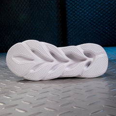 Thick Sole Shock Absorption Sneakers Lightweight Mesh Running Shoes