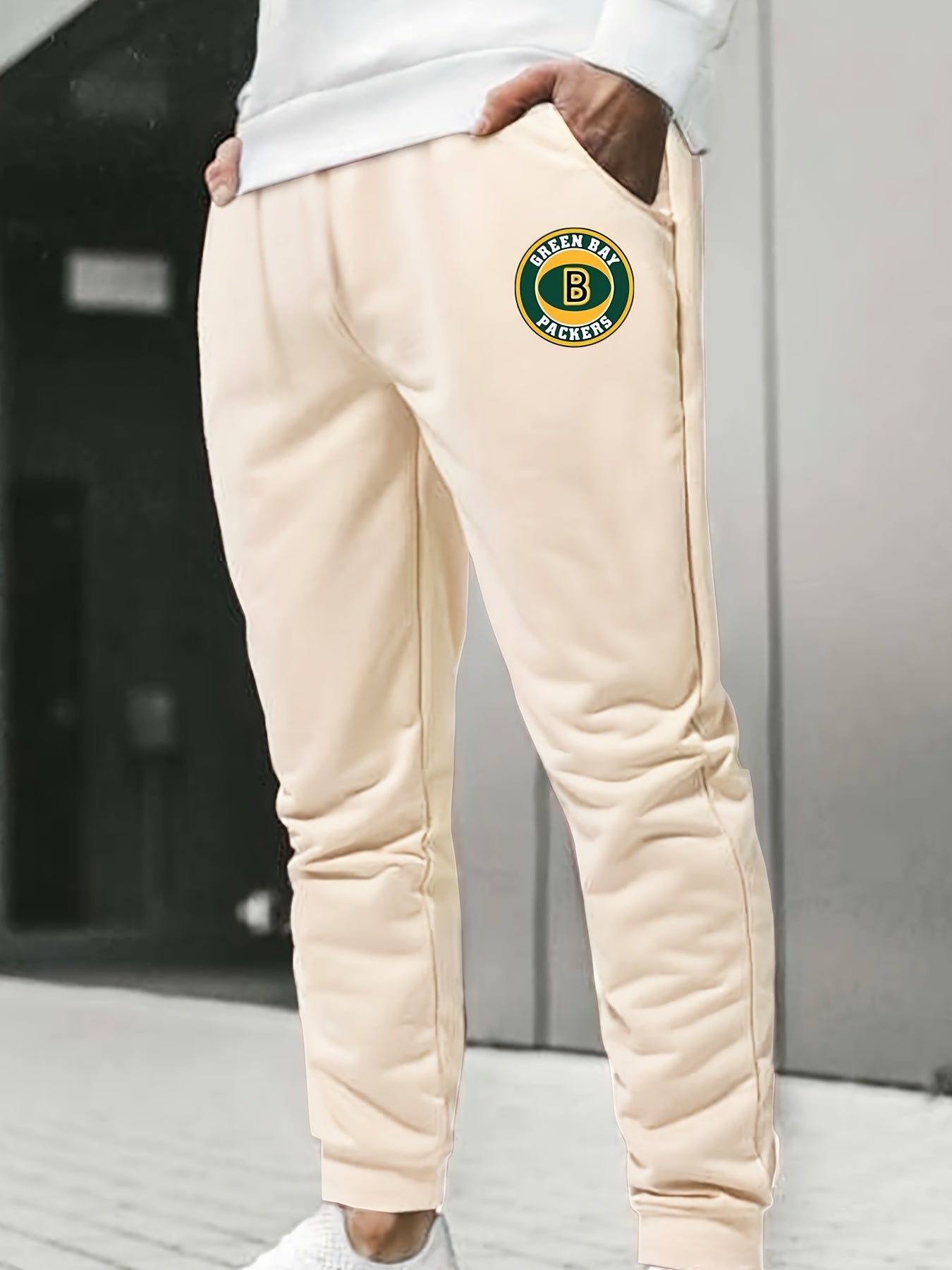 Men's Foot Bowl Element Print Drawstring Pants