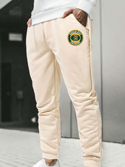 Men's Foot Bowl Element Print Drawstring Pants