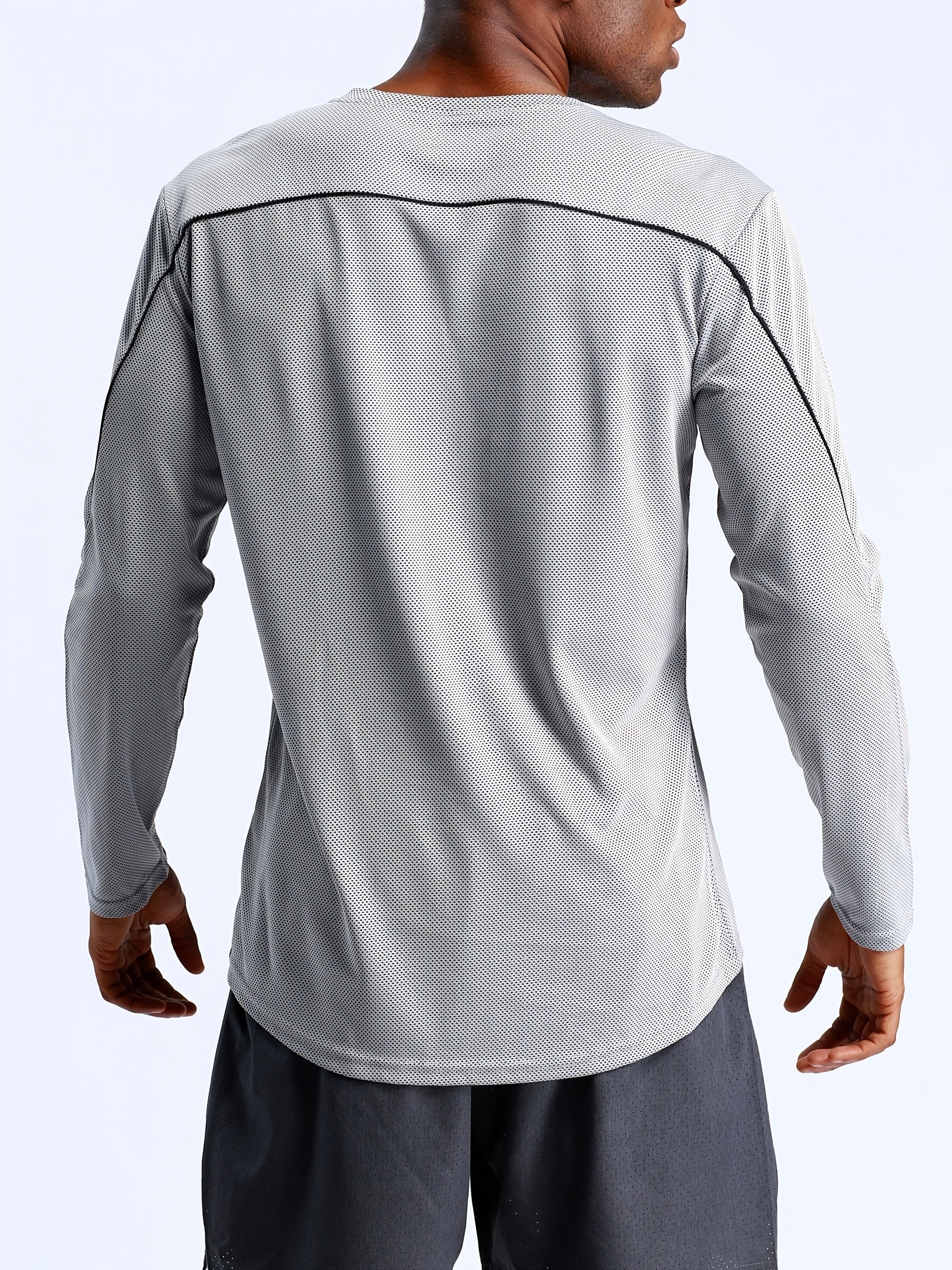 Sports Fitness Quick Drying Long Sleeved T-Shirt for Basketball Running