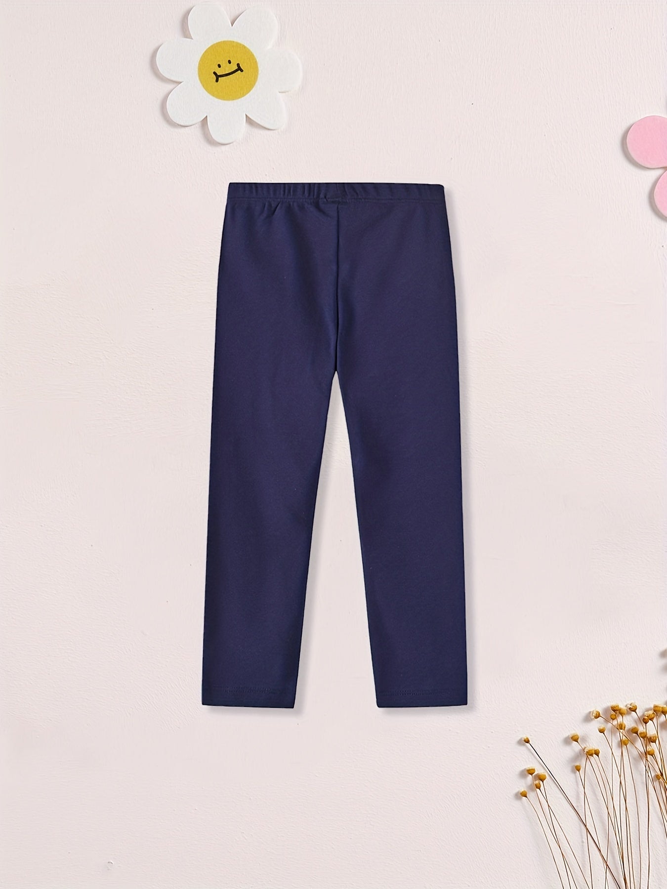 Girls Slim Fit Leggings for Kids 2-12 Years