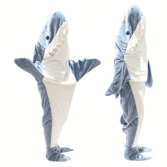 Shark Blanket Pajamas Plush Toy for Adults
